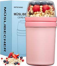 Mitsemmo Müsli-Schüssel to go mit Löffel, 600