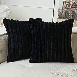 MIULEE Plüsch Kissenbezug 60x60 Deko Flauschige