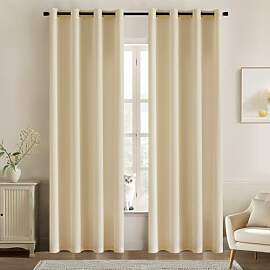 MIULEE Voile Gardinen mit ösen Vorhänge