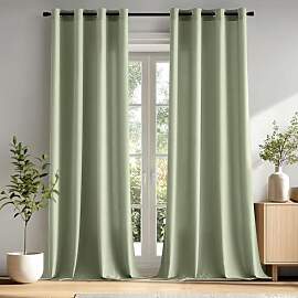 MIULEE Voile Gardinen mit ösen Vorhänge