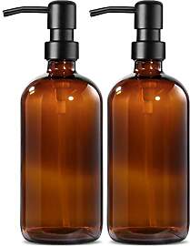 MIUSITE Seifenspender Glas, 500ml Solide