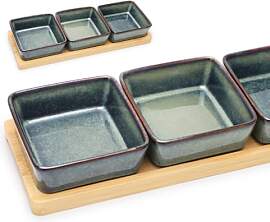 MIUUIPI 3er Dipschalen Set, Servierschalen Set mit 