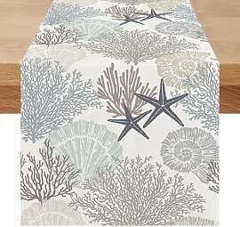 Miuyunya Tischläufer Modern 40x100 Outdoor Sommer 