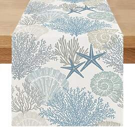 Miuyunya Tischläufer Modern 40x100 Outdoor Sommer 