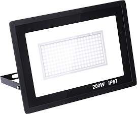 MIWATT 200W Kaltweißer LED-Außenstrahler,