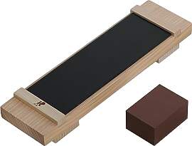 MIYABI Basis Kit mit Sockel aus Hinokiholz für
