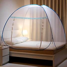 mizikuu Moskitonetz Bett, Pop up Doppeltür