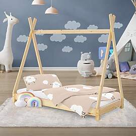 ML-Design Kinderbett Tipi 70 x 140 cm mit