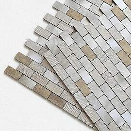 M MOFIT Metro Fliesen Selbstklebend Metall