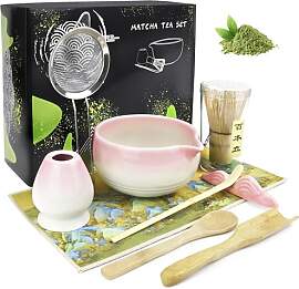 mobumeia Matcha Set, 9-Teiliges Matcha Zubehör