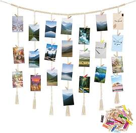 Mocrop 120 cm Boho Wanddeko Kordel handgewebt