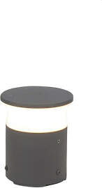 Moderne Außenleuchte Dunkelgrau 12 cm inkl. LED - 