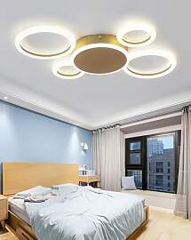 Moderne LED-Deckenleuchte, Dimmbare mit
