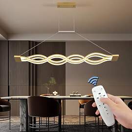 Moderne LED Pendelleuchte, Goldene Creative