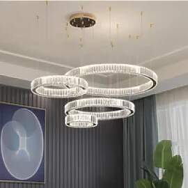 Moderne Luxus LED Dimmbare Pendelleuchten Lüster