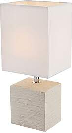 Moderne Tischleuchte Keramik Beige Globo 21675