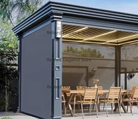 Moderne wasserdichte Aluminium-Pergola für den