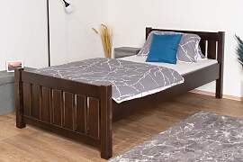 Modernes Einzelbett Buche Massivholz 107,