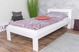 Modernes Einzelbett, Gästebett in Weiß Kiefer