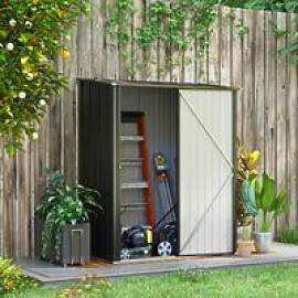 MODFU Outsunny Gartenschrank aus Stahl mit