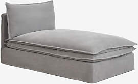 Modul-chaiselongue Für Modulare Sofas Aus Leinen