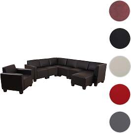 Modular Sofa-System Couch-Garnitur Lyon 6-1-1,