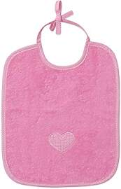 Möve Hearts Lätzchen 29 x 34 cm aus 100%