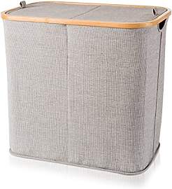 Möve Wäschetruhe, Grau, 54 x 33 x 50 cm