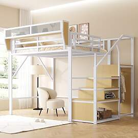 Moimhear Hochbett, mit Sicherheitsleiter und