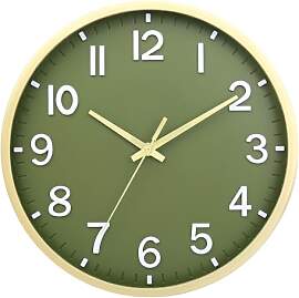 Moiubik 20 cm Lautlos Wanduhr Ohne Tickgeräusche, 
