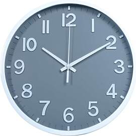 Moiubik 20 cm Lautlos Wanduhr Ohne Tickgeräusche, 