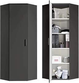 mokebo Mehrzweckschrank Eckschrank (64x180 cm)