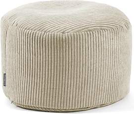 mokebo® Pouf, Hocker o. Sitzhocker aus Cord 30x50 