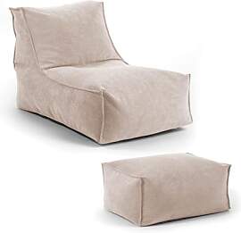 mokebo® Sitzsack mit Hocker für Kinder &