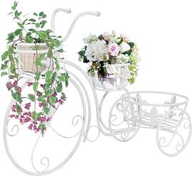 Mokuyary Blumentreppe Fahrradform Vintage-Stil