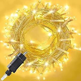 MOLVCE Lichterkette außen 20m 200er LED
