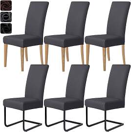 MOLVCE Stuhlhussen 6er Set Jacquard Stretch