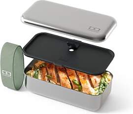 monbento - Bento Box Metall Sense grün Natural -