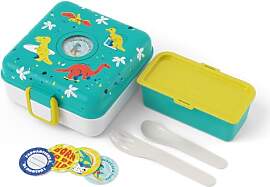 monbento - Kinder Brotdose mit Fächer Snacky blau 