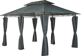 Mondeer Gartenpavillon 3x4m, Premium Pavillon