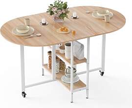 Mondeer Mobiler Klappbarer Esstisch, Klapptisch