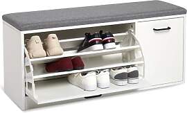 Mondeer Schuhbank mit Sitzfläche, Schuhschrank