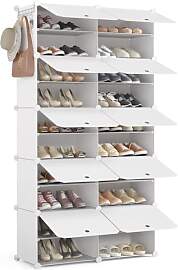 Mondeer Schuhregal, Kunststoff Schuhschrank 10