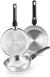 Monix Pfannenset Elite silber Edelstahl 3 tlg.