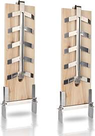 Monucep Flammlachsbretter 2er Set – Tannenholz