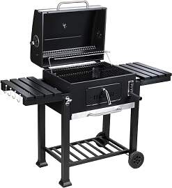 Monucep Holzkohlegrill mit Deckel &