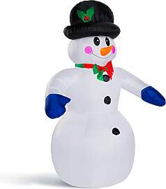 MONZANA® Aufblasbarer Schneemann XXL 240cm LED