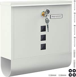 MONZANA® Briefkasten Kreuzschloss mit