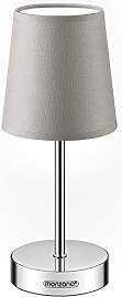 Monzana® Nachttischlampe 32cm Stoffschirm E14
