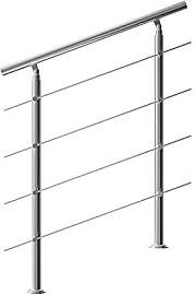 MONZANA® Treppengeländer Edelstahl Pflegeleicht